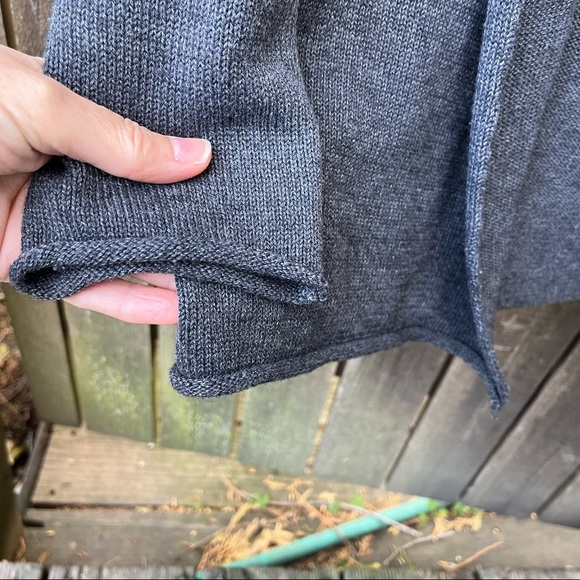 Niki Biki Wool Blend Ombre Hooded Cardigan Sweater Sz M - Picture 6 of 16